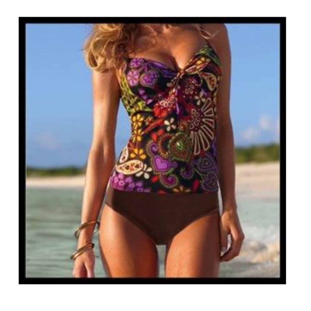 2 Victoria's Secret Tankini Swim Suits TOP Size 36C - BOTTOM Med $22 ea or $35 - Picture 2 of 13